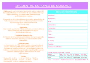 I Encuentro Internacional de Moulage. NUDITOS. FIMI 78 Edición