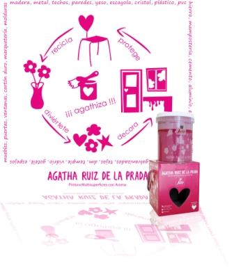 Pintura Agatha Ruiz de la Prada para JAFEP en FIMI 78